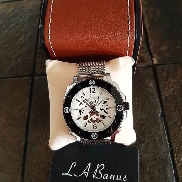 La Banus Men's King Skeleton Oversized Watch - Picture 4 of 4